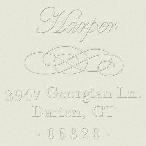 Pearl Border Custom Embosser Plate
