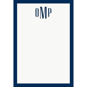 Border Monogram Personalized Notepads