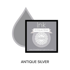 Antique Silver Replacement Inkpad for Custom Stamps