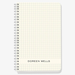 Cream Carre Custom Journal