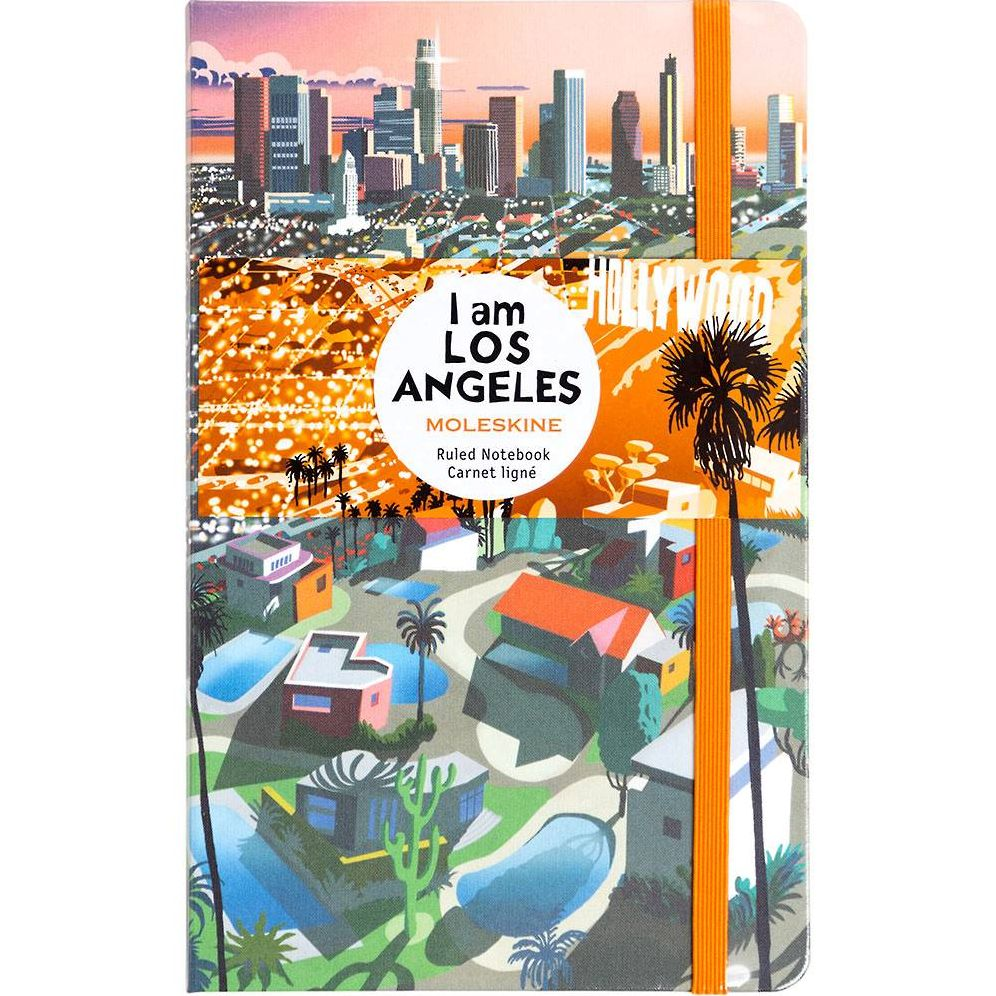 Moleskine Limited Edition I am the city Notebook. Hard Cover. Large (5 x 8.25) Ruled. Los Angeles. 240 Page