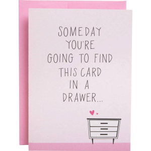Card in a Drawer Valentine Card