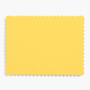 Curry A2 Scallop Note Cards