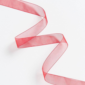 Organdy Red Ribbon 1 15YD