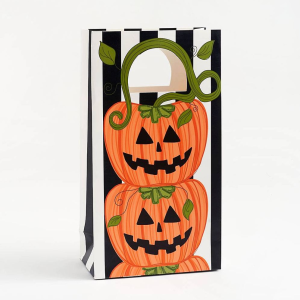 Jack-O-Lantern Wine Bag