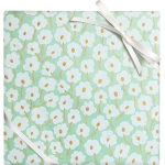 Daisies on Mint Handmade Paper