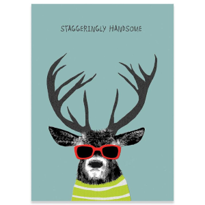 Staggeringly Handsome Birthday Card
