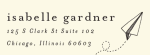 Paper Plane Return Address Label