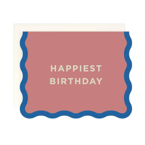 Scalloped Happiest Birthday Card