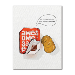 Awesome Sauce BBQ Birthday Card