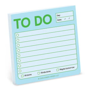 To Do Knock Knock Sticky Notes