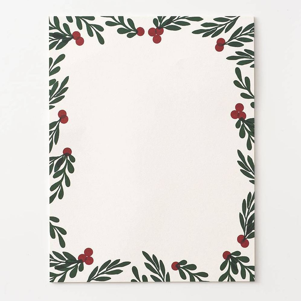 Holly Berry Paper 8.5 x 11