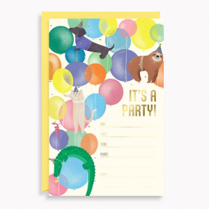 Party Animals Fill-In Invitations