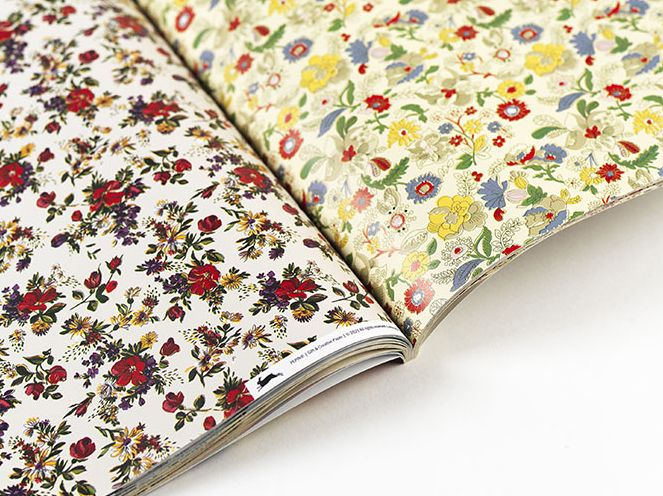 1950s Flowers - Gift & Creative Paper Book - Image 4