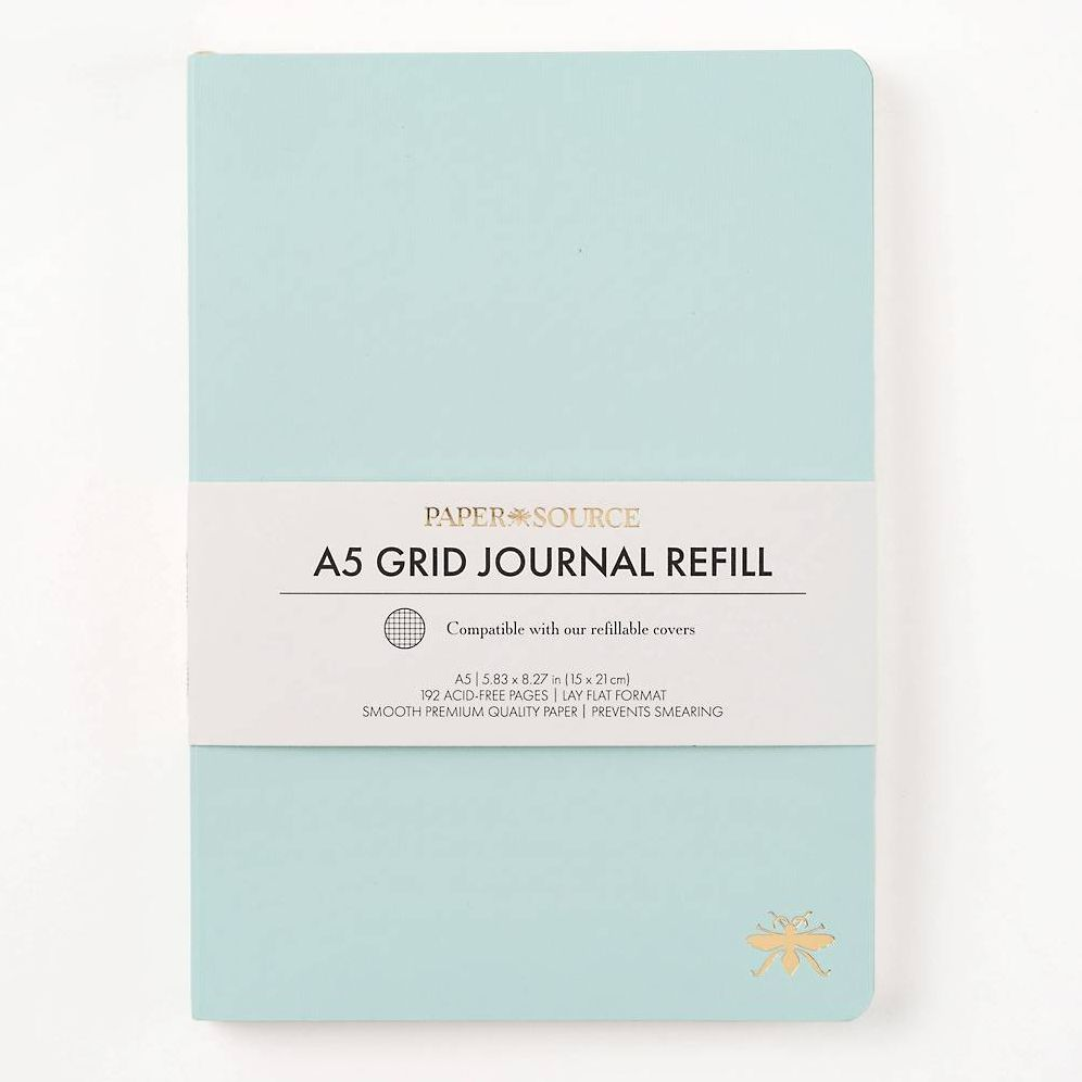 Paper Source A5 Journal Pages - Gridded