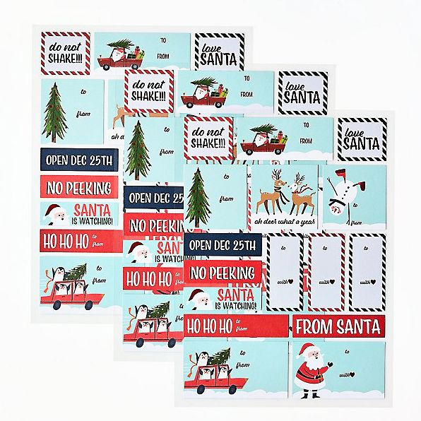 Love from Santa Gift Labels 48 pc - Image 2