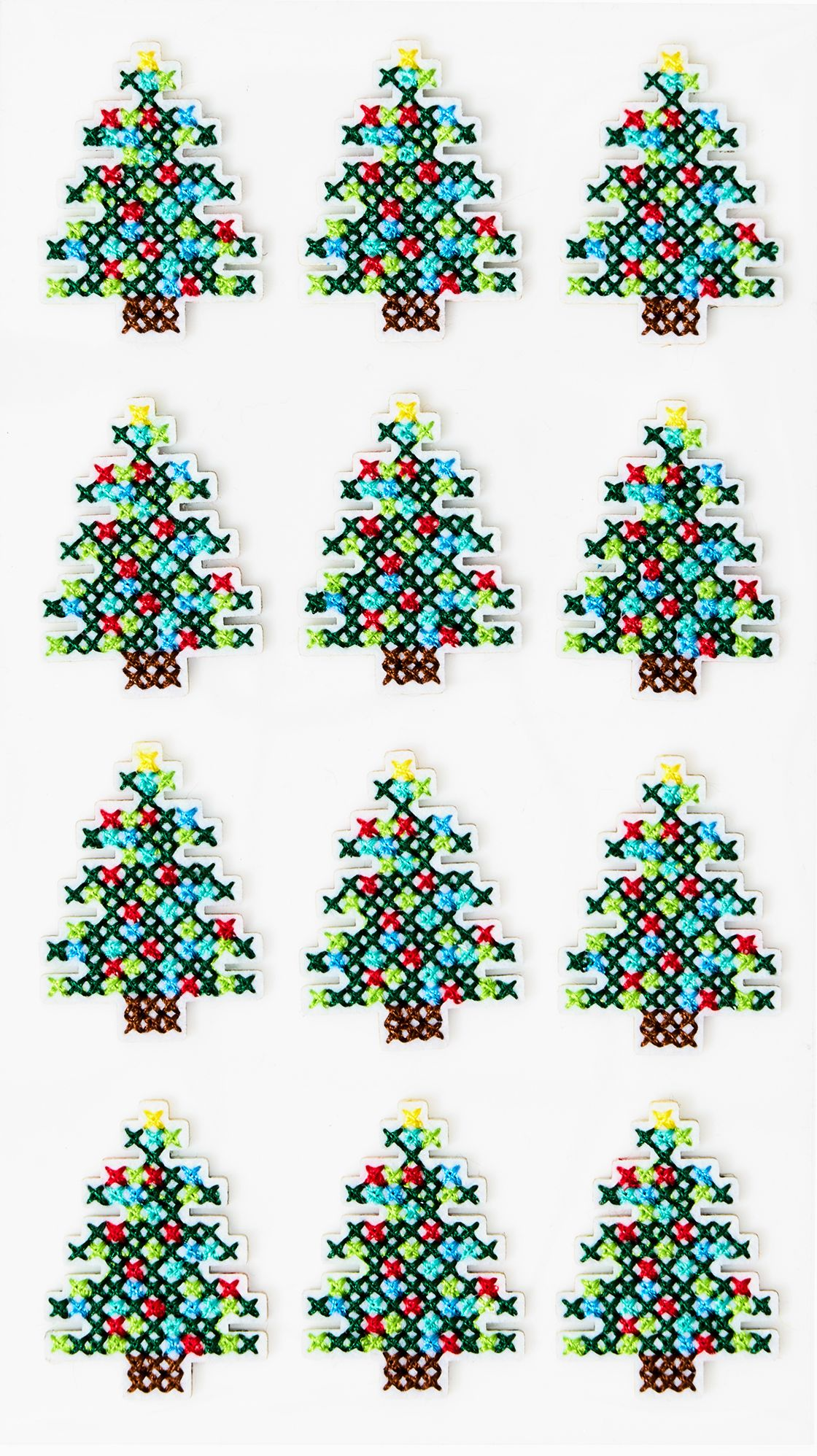 Stitched Trees Stickers - Image 2