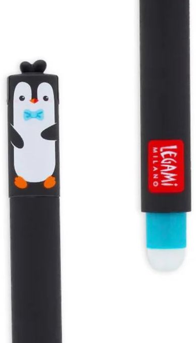 Penguin Erasable Gel Pen - Turquoise Ink - Image 2