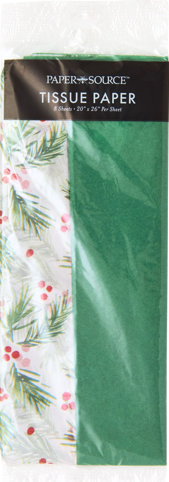Holiday Sprigs and Greens Tissue Paper - Image 2