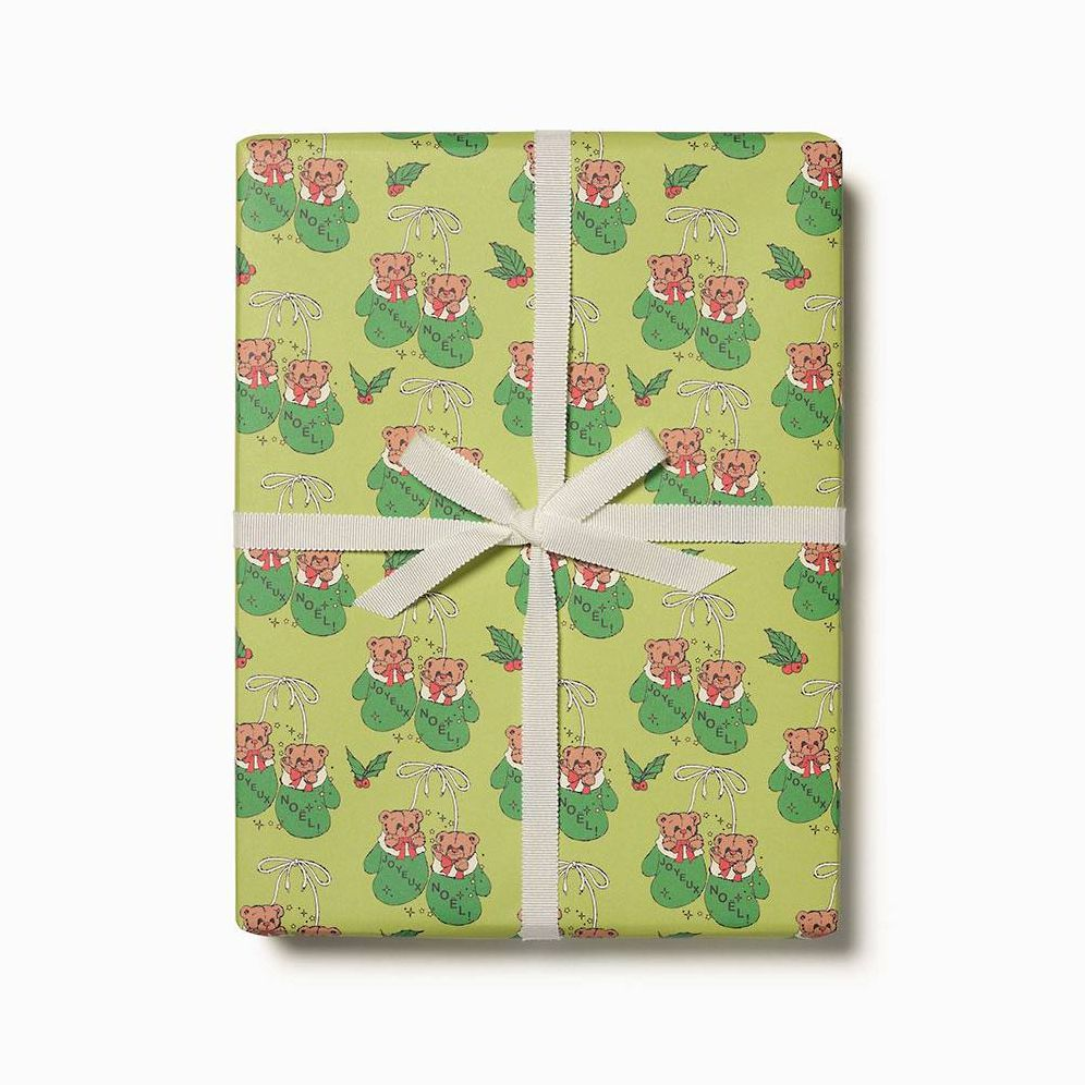 Mitten Bears Flat Wrap