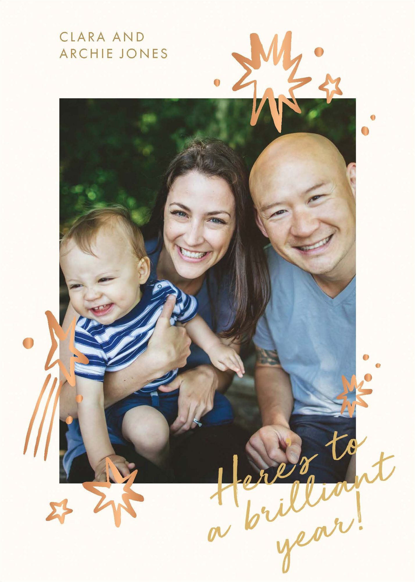 Brilliant Light Holiday Photo Card - Image 3