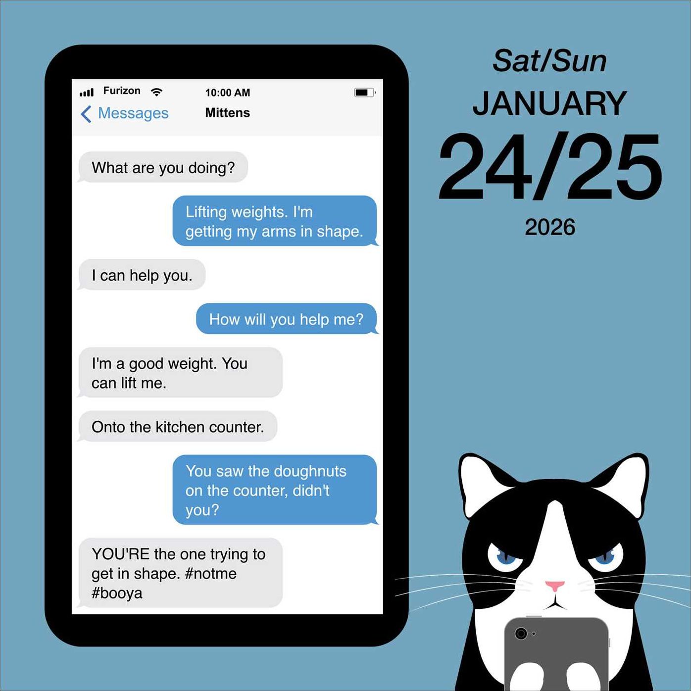 2026 Texts from Mittens the Cat Day-to-Day Calendar - Image 4