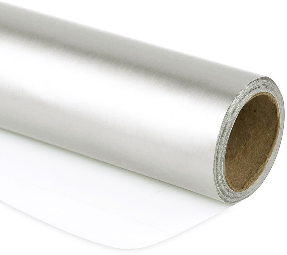 Silver Matte Wrapping Paper - Image 2