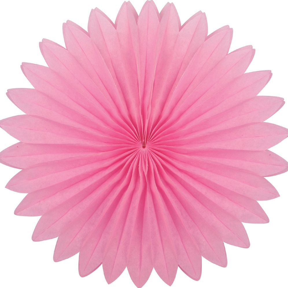 Plain fan. 40cm. Light Pink