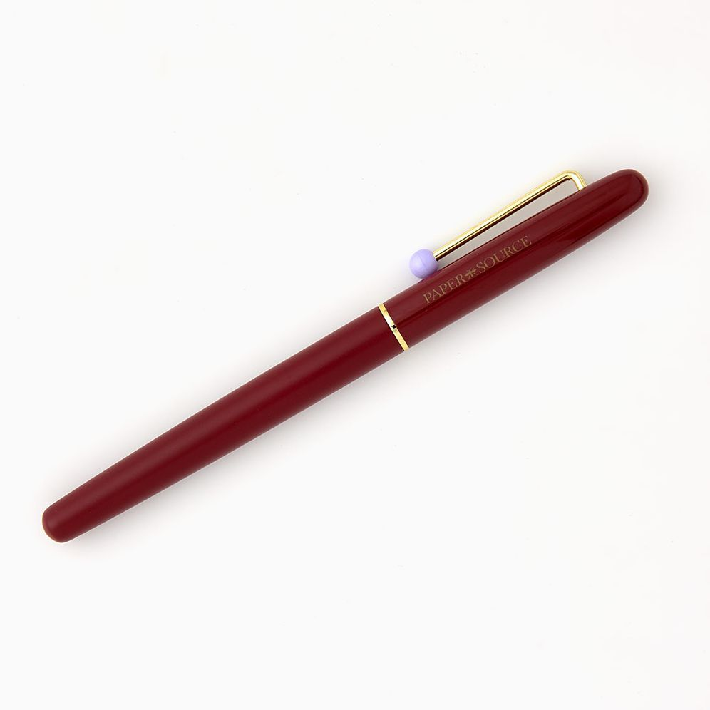 PS Collection Maroon Lavender Cap Ballpoint Pen - Image 2