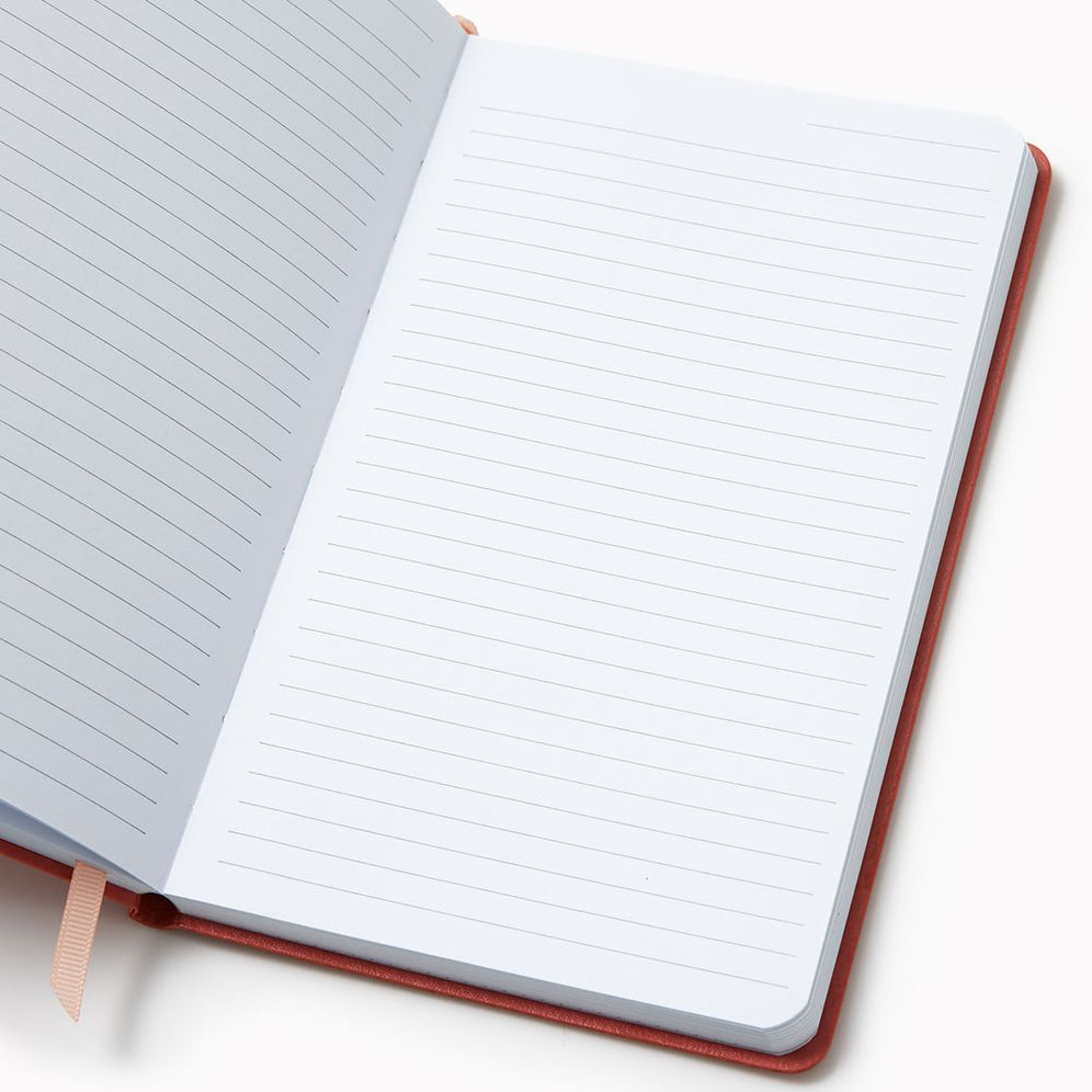 Coral Paper Wasp Med. Lined Journal - Image 4