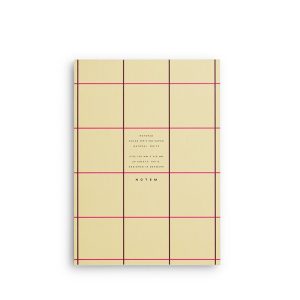 JO Medium Yellow Check Notepad