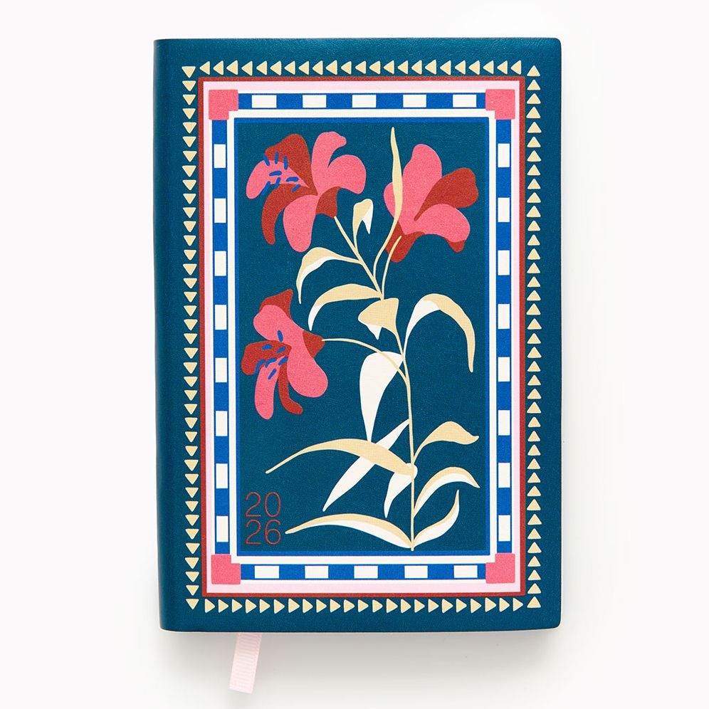 2025-2026 Paper Source Creative Borders Weekly Pocket Planner
