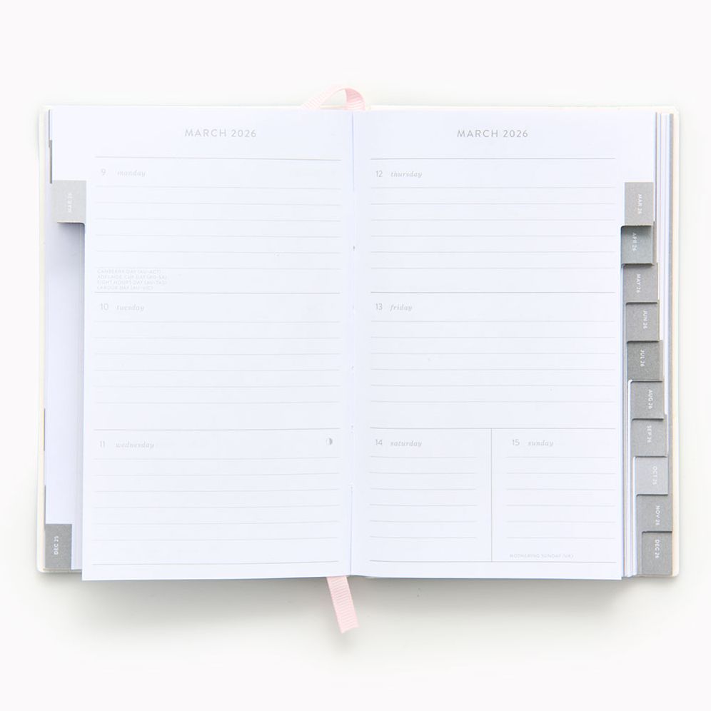 2025-2026 Paper Source Creative Borders Weekly Pocket Planner - Image 2