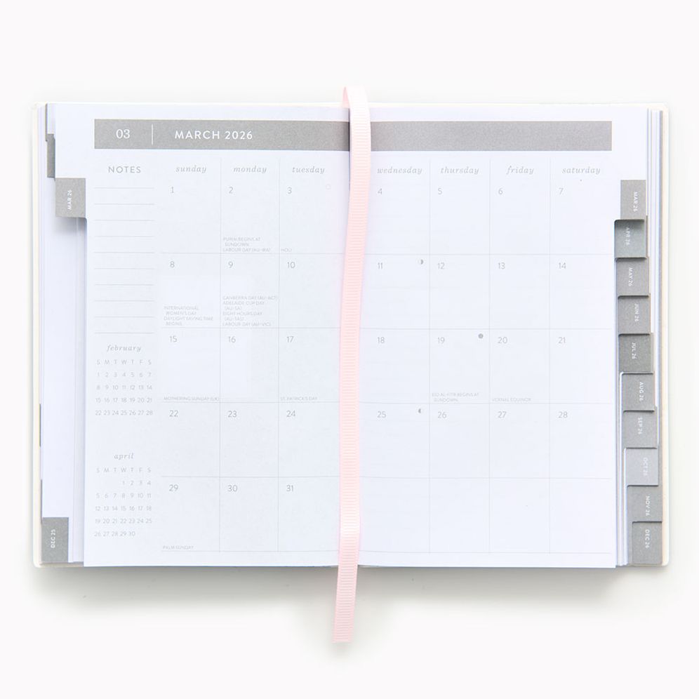 2025-2026 Paper Source Creative Borders Weekly Pocket Planner - Image 3