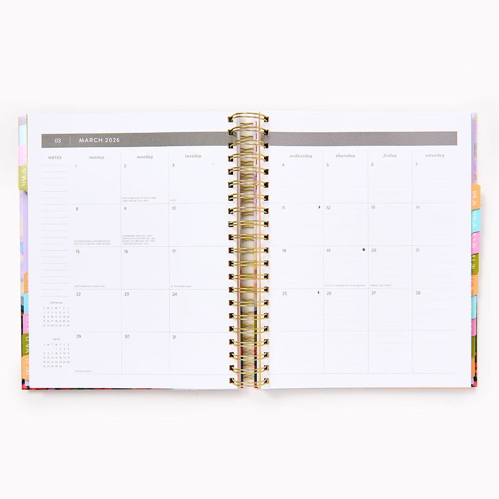 2025-2026 Paper Source Landscapes Weekly Desk Planner - Image 3