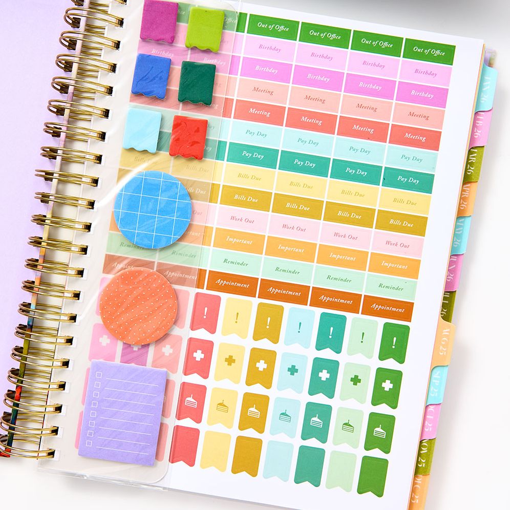 2025-2026 Paper Source Landscapes Weekly Desk Planner - Image 5