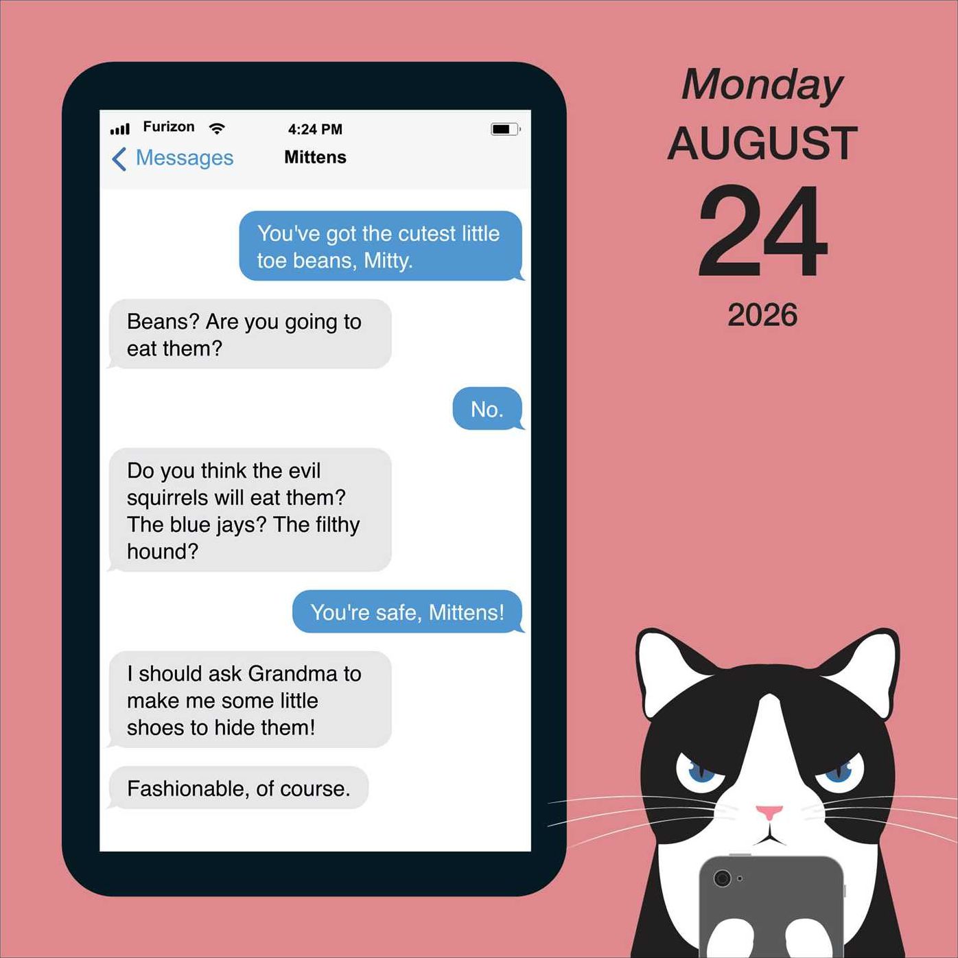 2026 Texts from Mittens the Cat Day-to-Day Calendar - Image 7