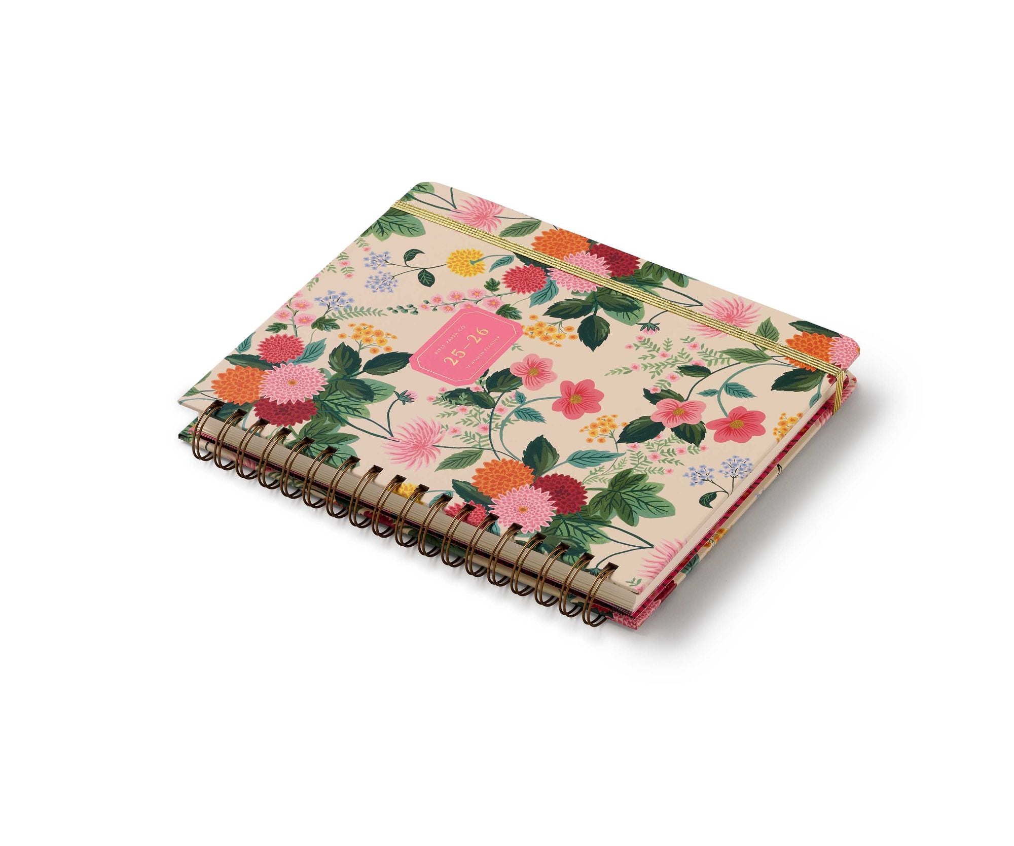 2025-2026 Dahlia 17-Month Academic Hardcover Spiral Planner - Image 3