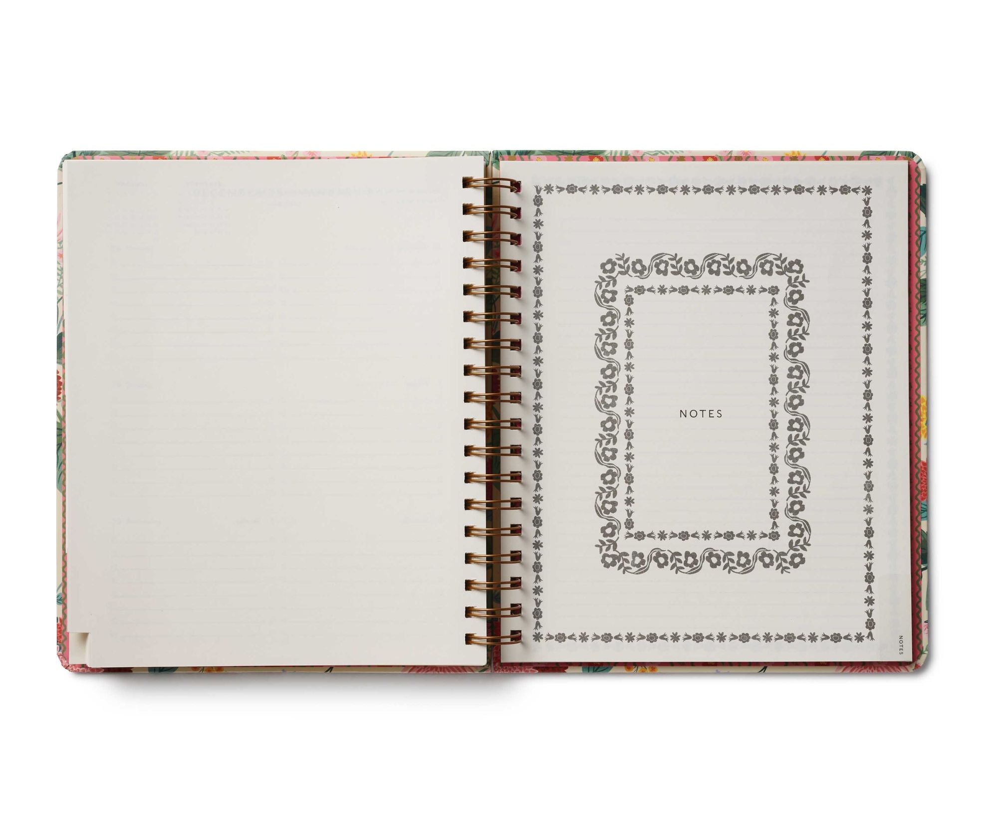 2025-2026 Dahlia 17-Month Academic Hardcover Spiral Planner - Image 9