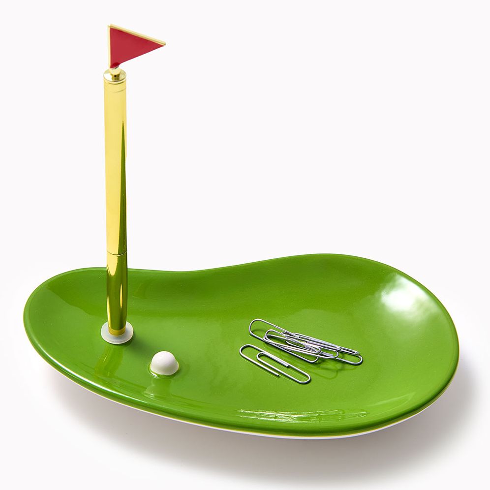 Golf Trinket Dish with Flag Pen - Image 3
