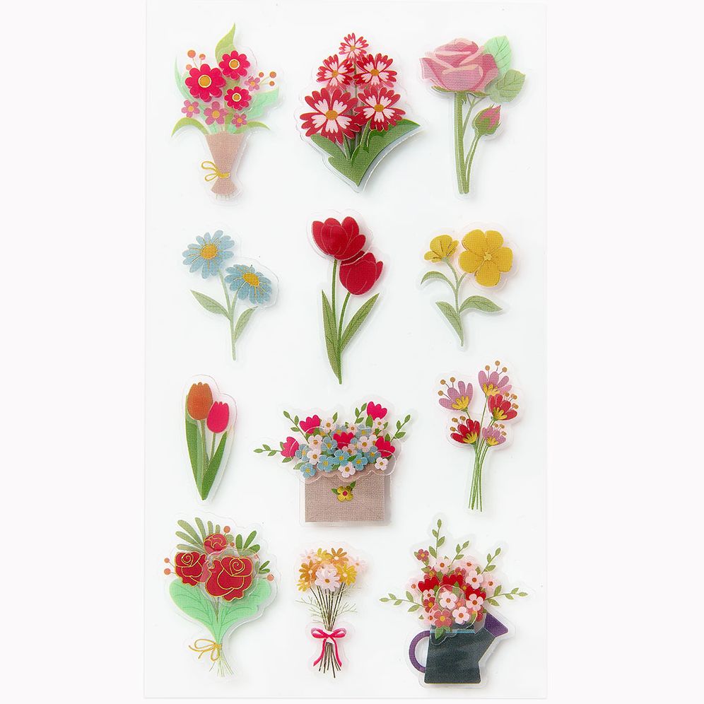 Pretty Floral Sticker Sheet - Image 2