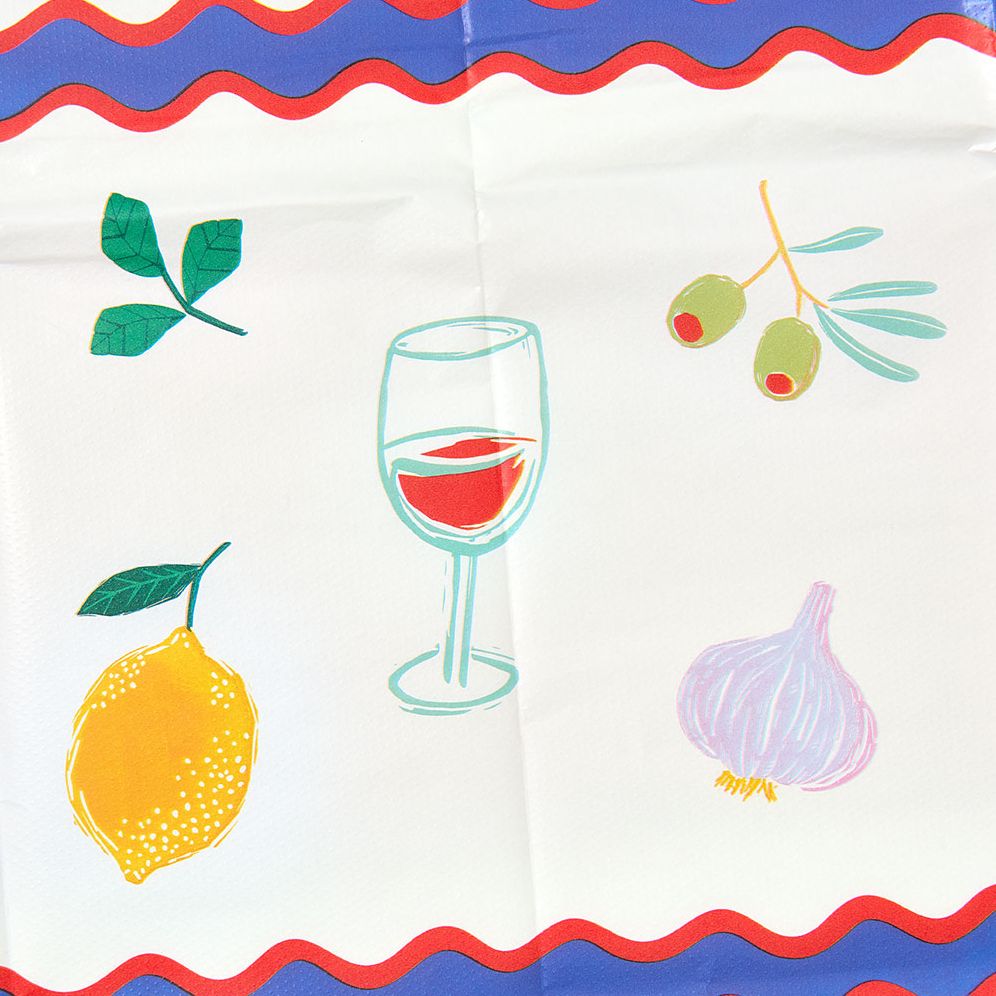 Bon Appetit Paper Table Cover - Image 3