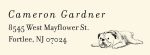 Sketched Dogs Return Address Label