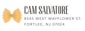 Bowtie Pasta Return Address Label