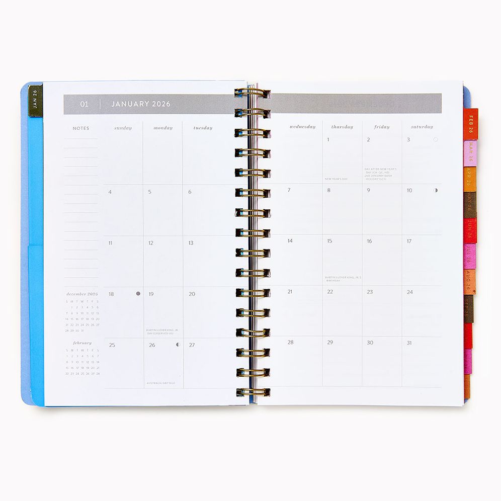 2026 Paper Source 12M Floral Weekly Desk Planner - Image 3