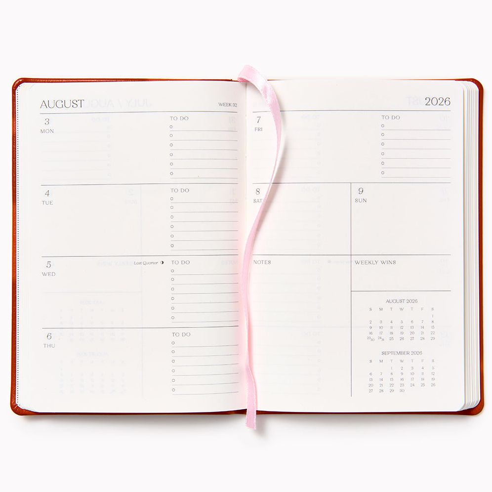 2026 Paper Source Weekly Pocket Planner Rust - Image 2