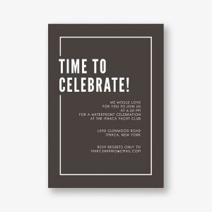 Metropolitan Bar Mitzvah Information Card
