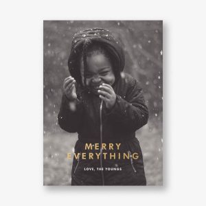 Classic Cutouts Foil Full Photo Card