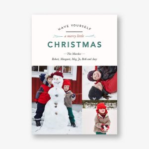 Wintry Tune Photo Card