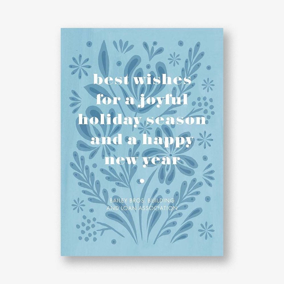 Winter Bouquet Holiday Card